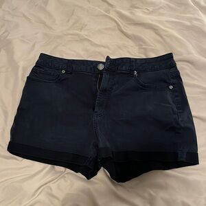 Maurice-brand navy blue short shorts size 11/12